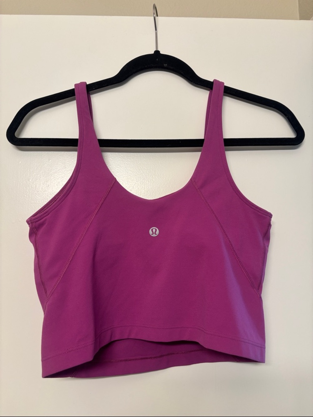 Lululemon Purple Magenta Cropped Tank Top